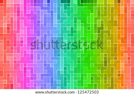 Color blocks abstract background generated by computer
