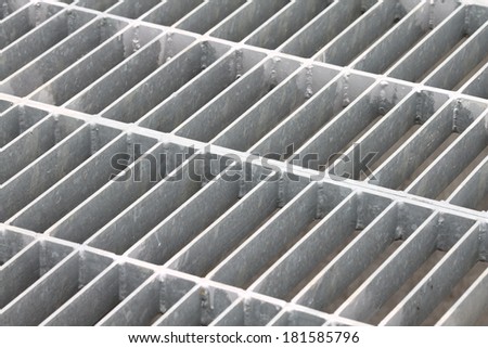 Hot Dip Galvanized Steel Grating Stock Image Everypixel