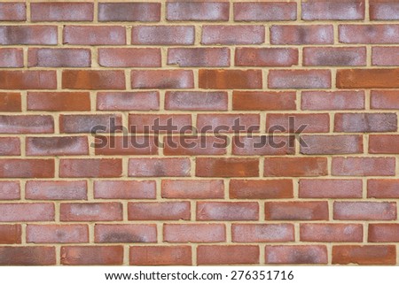 Brick work of a wall for use as a background