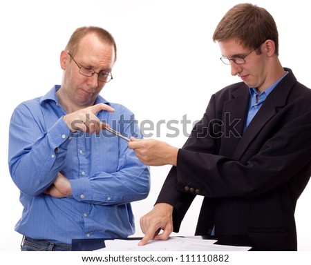Person signing of an agreement