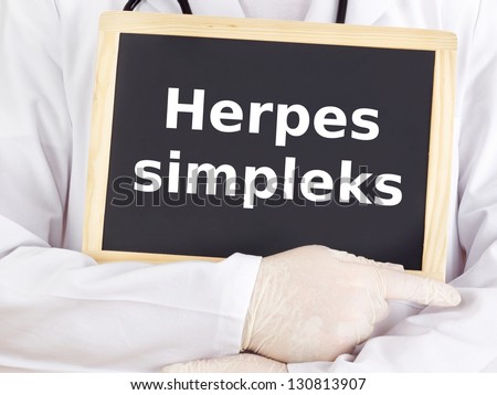 Blackboard : Herpes simplex : Turkish language