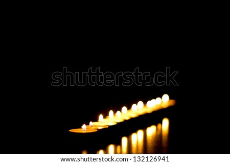 Tea light candles