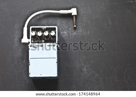 a guitar pedal