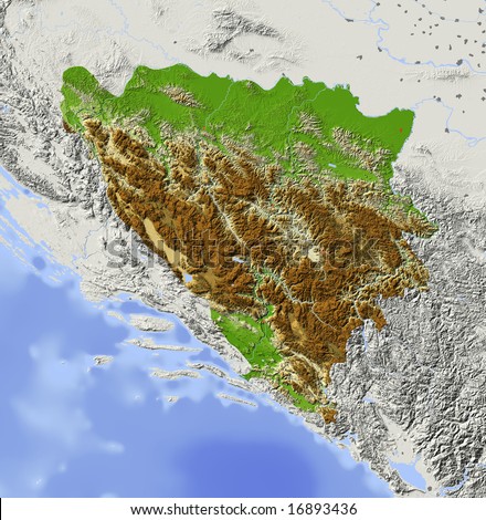 maps of bosnia and herzegovina. Bosnia and Herzegovina.
