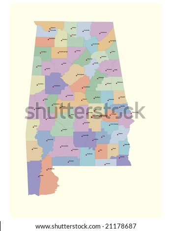 alabama map of counties. Alabama counties map,