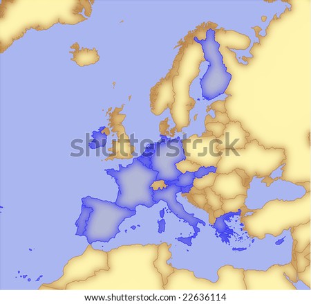 Euro Zone Map