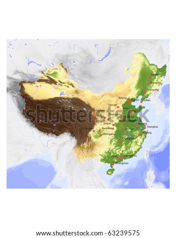 china map rivers. accompanying map rivers