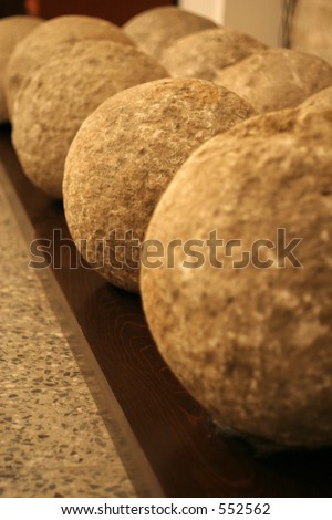 Stone Cannon Balls Stock Photo 552562 : Shutterstock