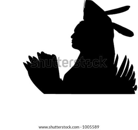American Indian Silhouette