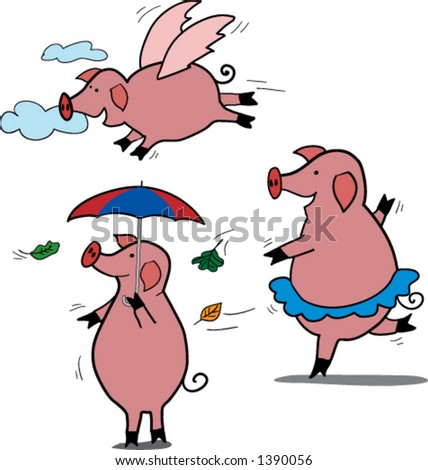 pig cute cartoon