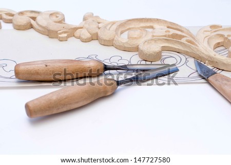 Wood carving, chisel