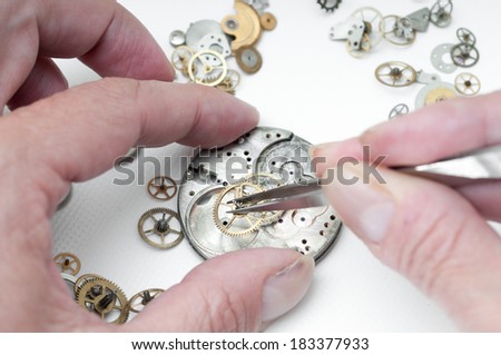 Special tools for repair of clocks
