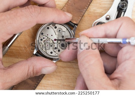 Details for repair of clocks