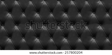 Black quilted leather tiled texture