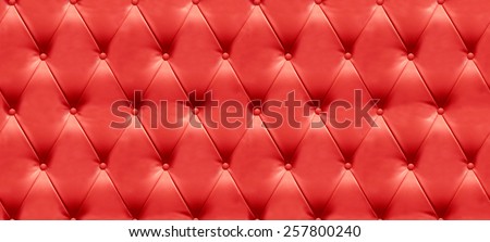 Red quilted leather tiled texture