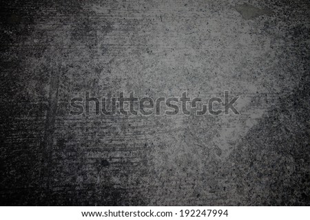 dark color pattern of concrete in the car park for background.
