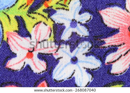 colorful floral pattern for the design background.