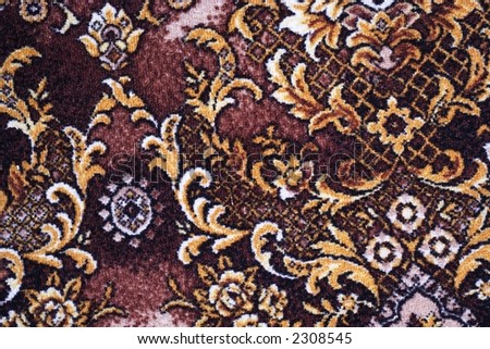 Patterns on an old carpet