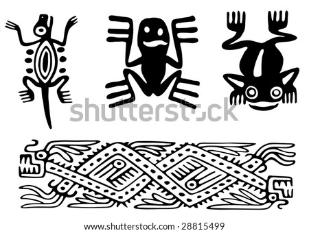 http://image.shutterstock.com/display_pic_with_logo/116620/116620,1240229094,8/stock-vector-fantastic-animals-and-birds-of-aztecs-28815499.jpg
