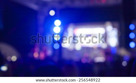 Abstract live music background. Public and concert
