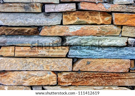 Here is the picture regarding of colorful brick wall.