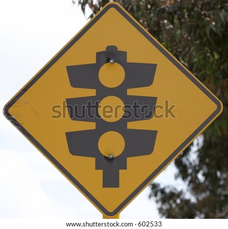 Stop Lights Street Sign