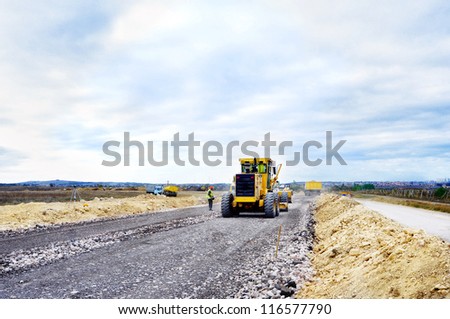 laying asphalt special equipment