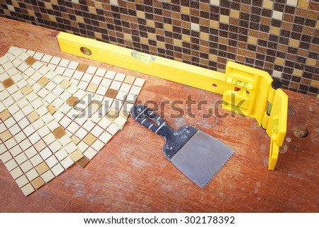 repair, tile laying