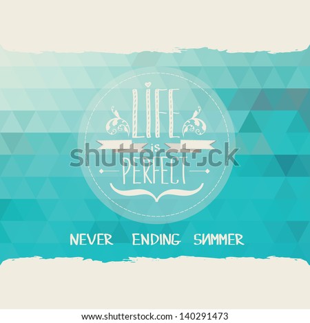 Summer poster.Typography.V ector illustration Summer poster.Typography.V ector illustration