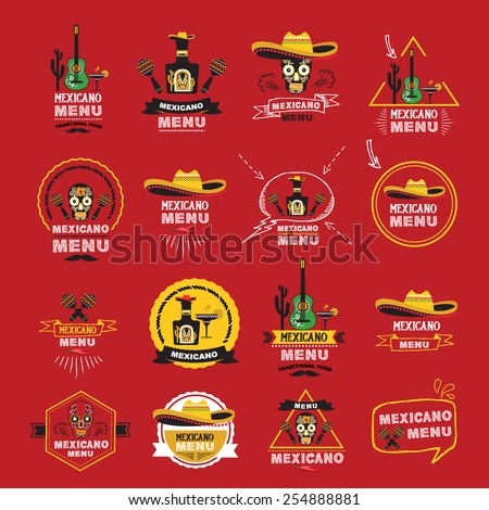 Menu mexican design.Vector illustration Menu mexican design.Vector illustration