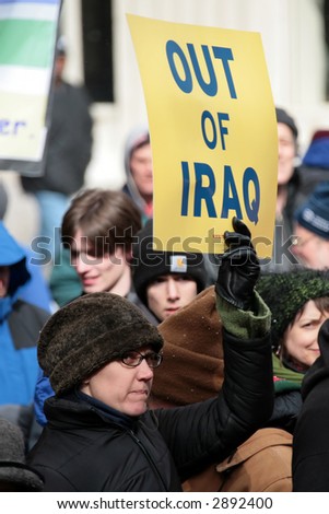 Anti Iraq War Protest, Ithaca, New York