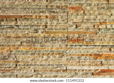 Gray marble set in patterns on the walls