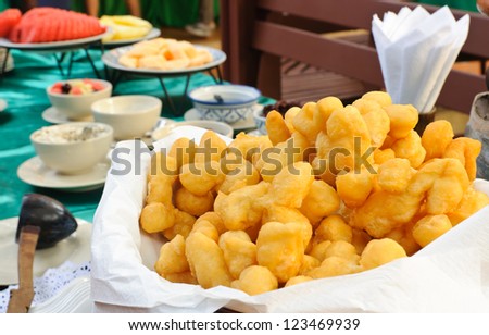 Deep-fried dough stick chinese food style