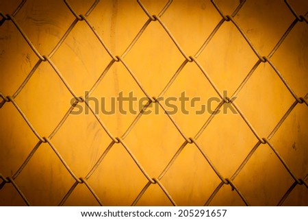 Gold Texture the cage metal net