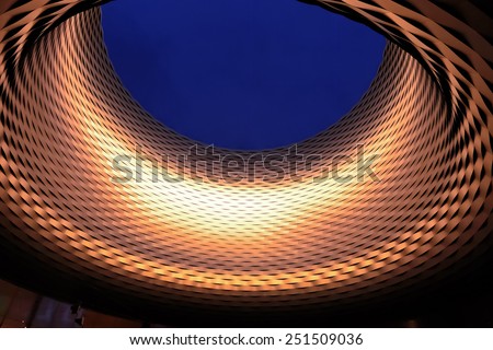 BASEL, SWITZERLAND - JANUARY 24 2015: Exhibition Hall in the Old Town of Basel in Switzerland