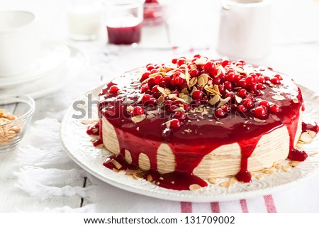 Red Currant Layer Cake