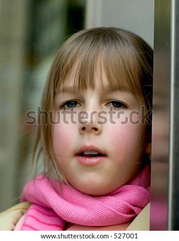Portrait of little russian girl Portrait of little russian girl