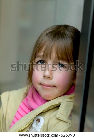 Portrait of little russian girl Portrait of little russian girl