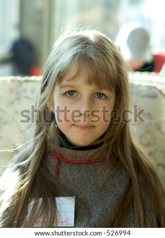 Portrait of little russian girl Portrait of little russian girl