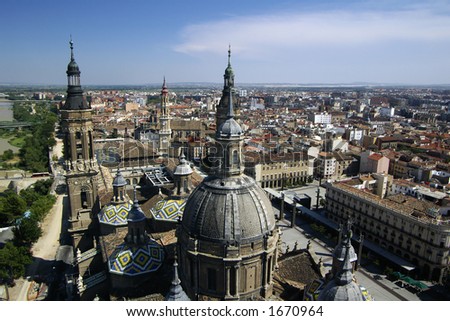 ↨|▒|↨  سرقسطة أو زاراغوزا  ↨|▒|↨ Stock-photo-view-on-zaragoza-spain-1670964