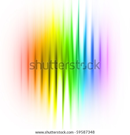 multicolored linear abstraction over white