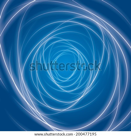 Black Hole. Vortex Abstract Spiral Background Blue. Vector Eps10