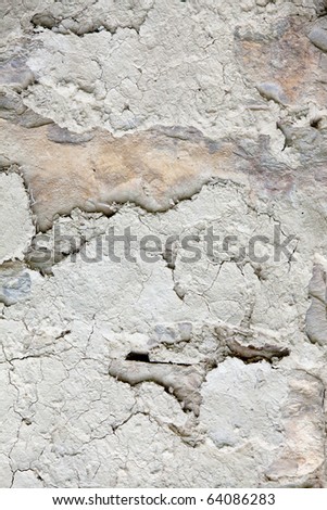 cracked white wall
