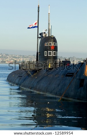 Russian Foxtrot Class Attack Submarine Docked Stock Photo 12589954 ...