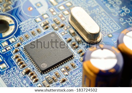 Electronic circuit chip on Main board