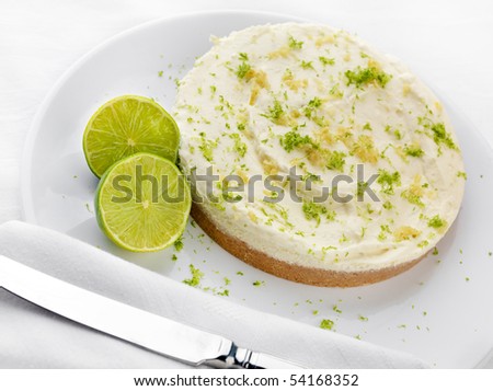 Key Lime Pie with Limes