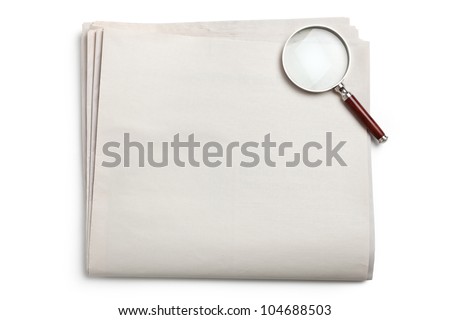 Blank Magnifying Glass