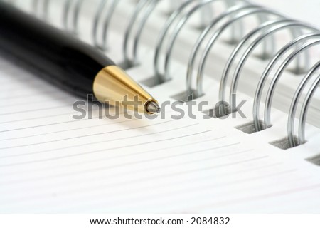 notepad close up, concept of education