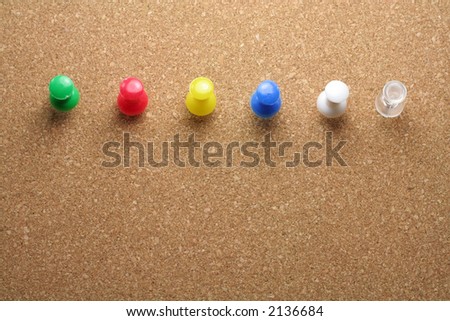 pushpins, you can choosing color you need