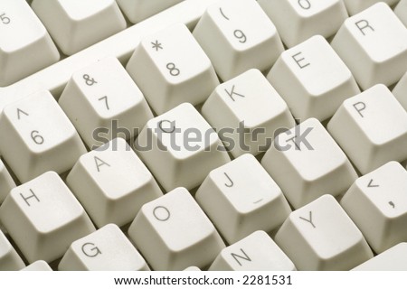 letter keys close up, concept of hacker
